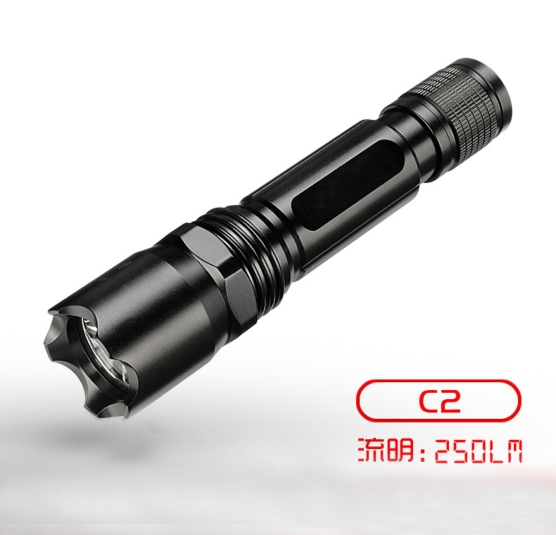 3W 250LM 158Meters LED Strong Light Aluminum Alloy Outdoor Riding Long-distance Lighting Waterproof Flashlight 3W 250LM 158Meters LED Strong Light Aluminum Alloy Outdoor Riding Long-distance Lighting Waterproof Flashlight
